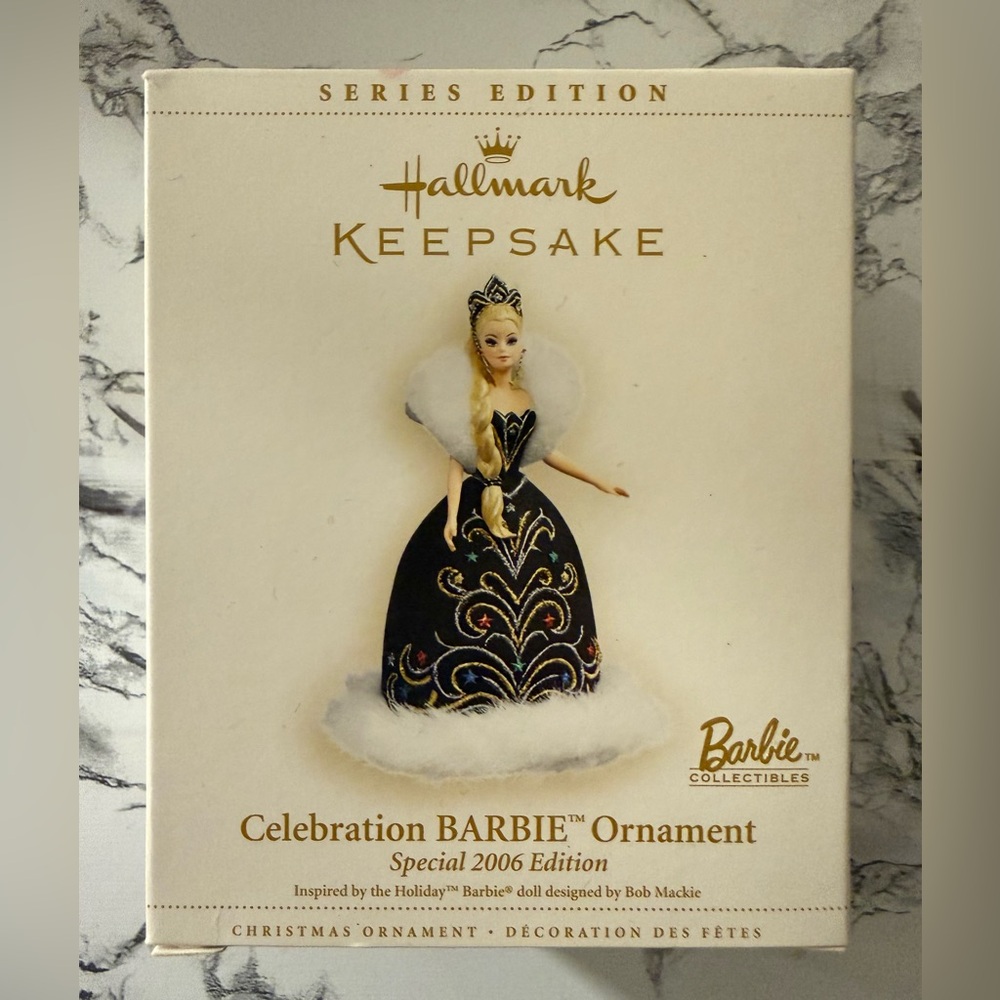 Hallmark Keepsake Ornament Celebration Barbie 2006 Edition